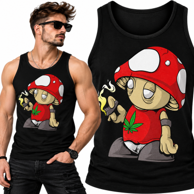 TANK TOP ŚMIESZNY MUSHROOMS